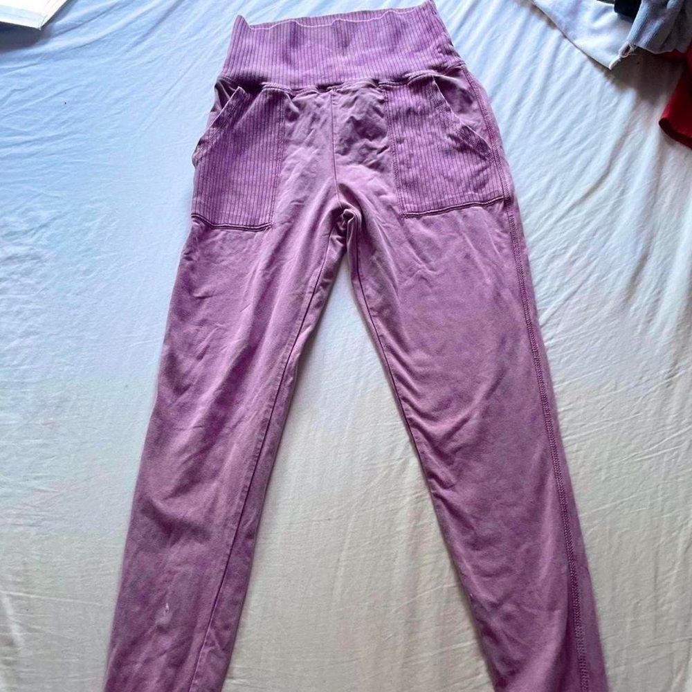 Purple joggers